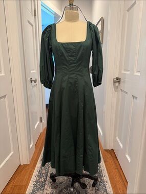 NWT Staud Swells Dress in Cypress